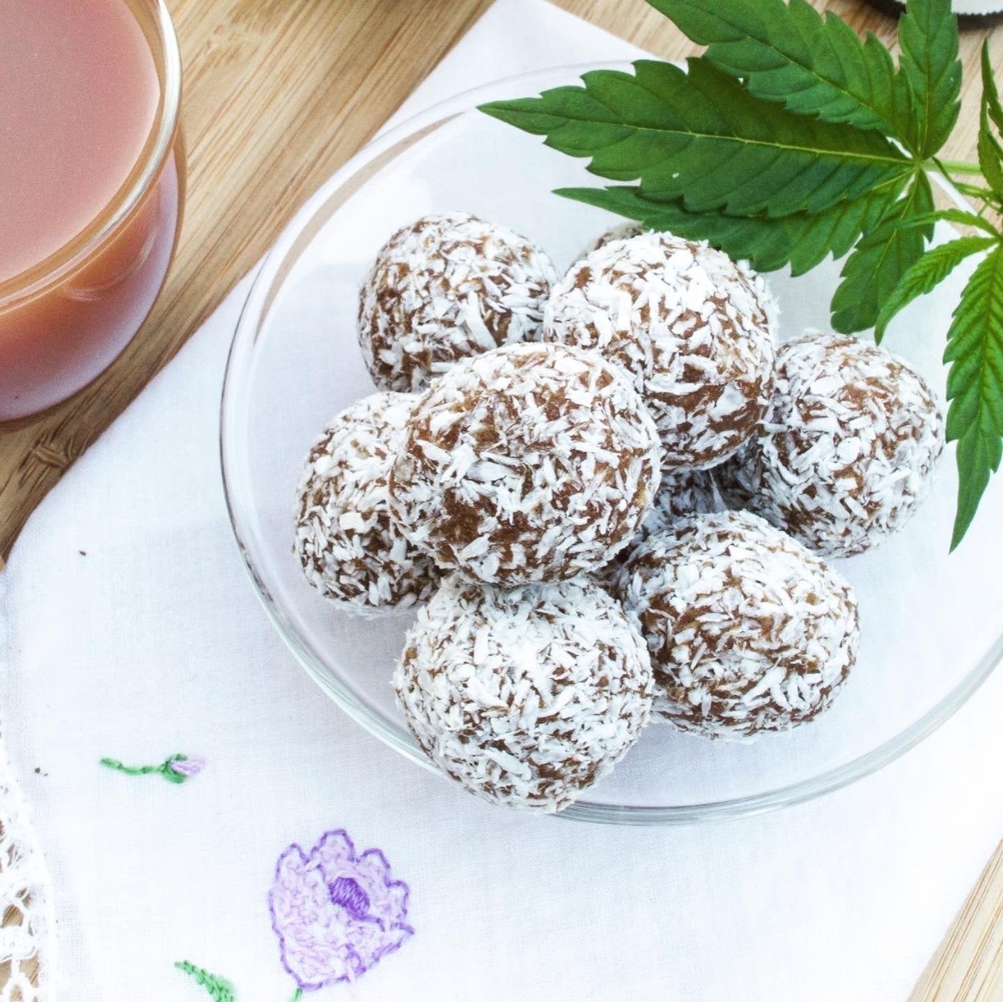 Coconut Hemp Brownie Bites 