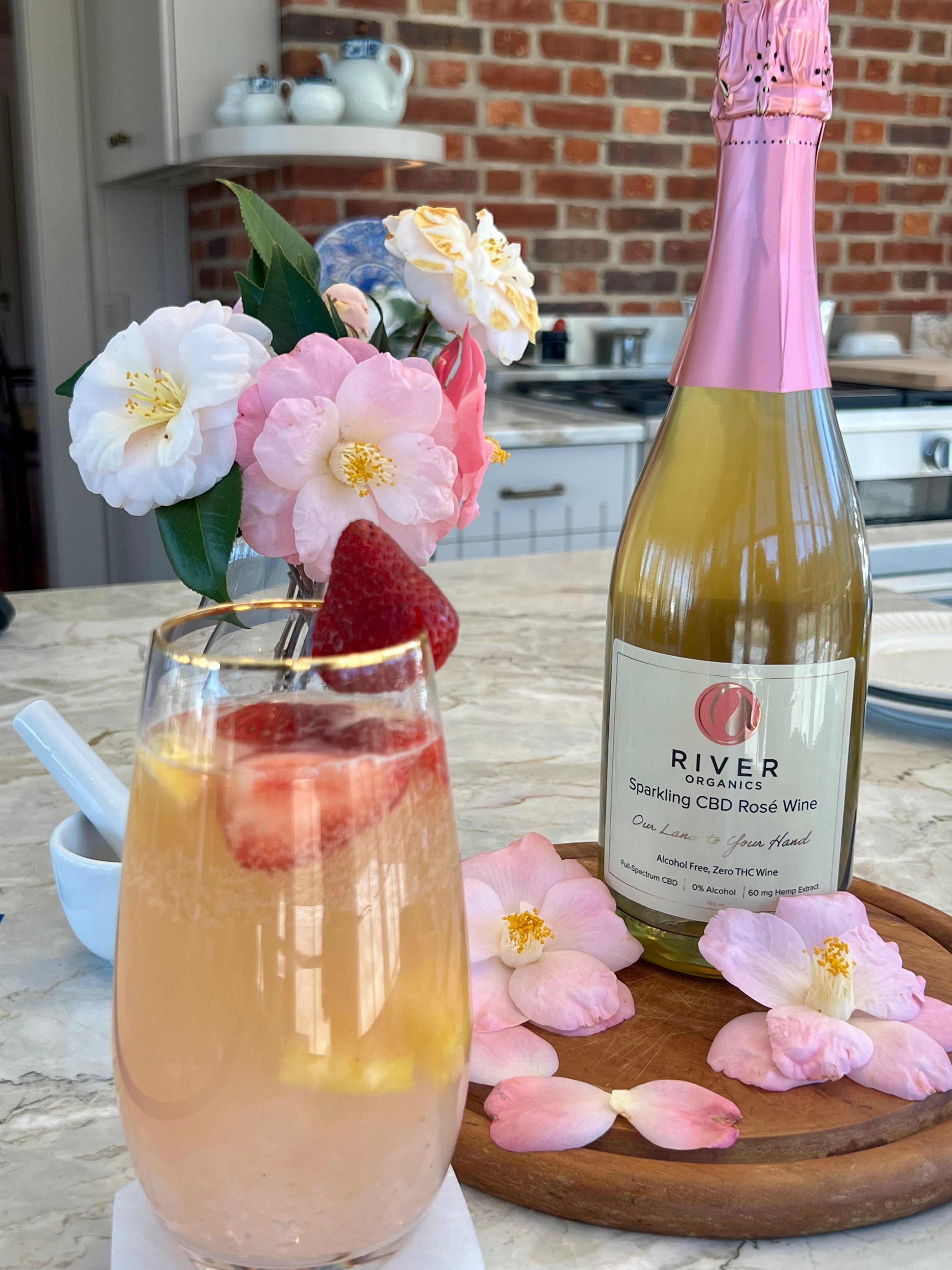 Sparkling Strawberry Pineapple Lemonade