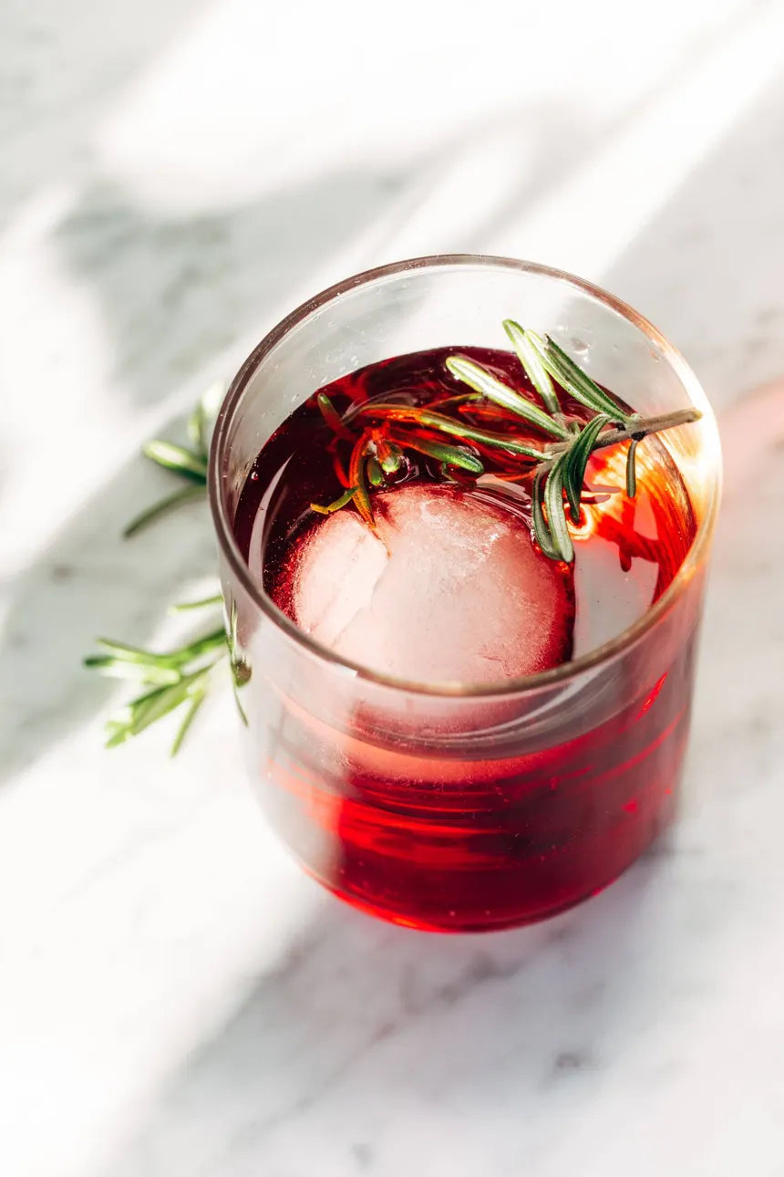Red Wine Shrub Mocktail