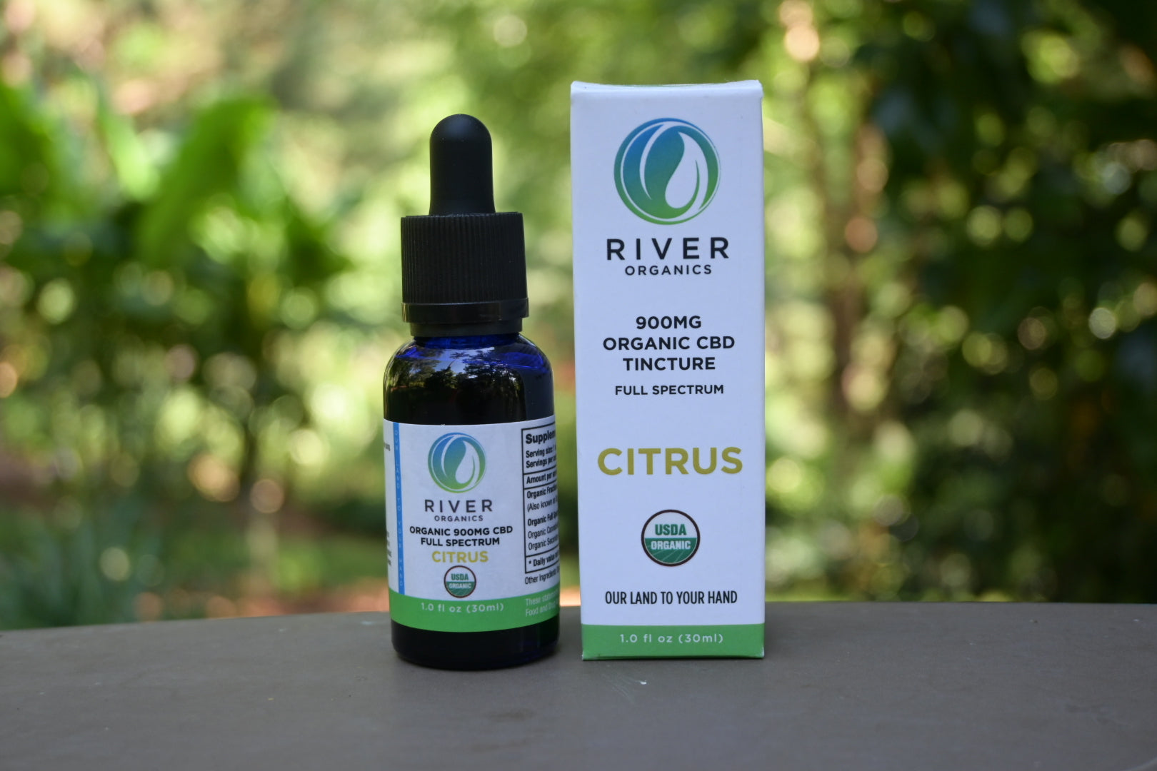 900mg citrus tincture in garden