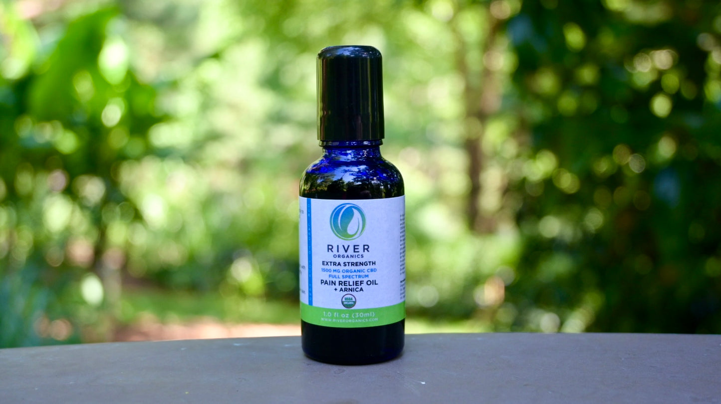Arnica cbd oil in garden