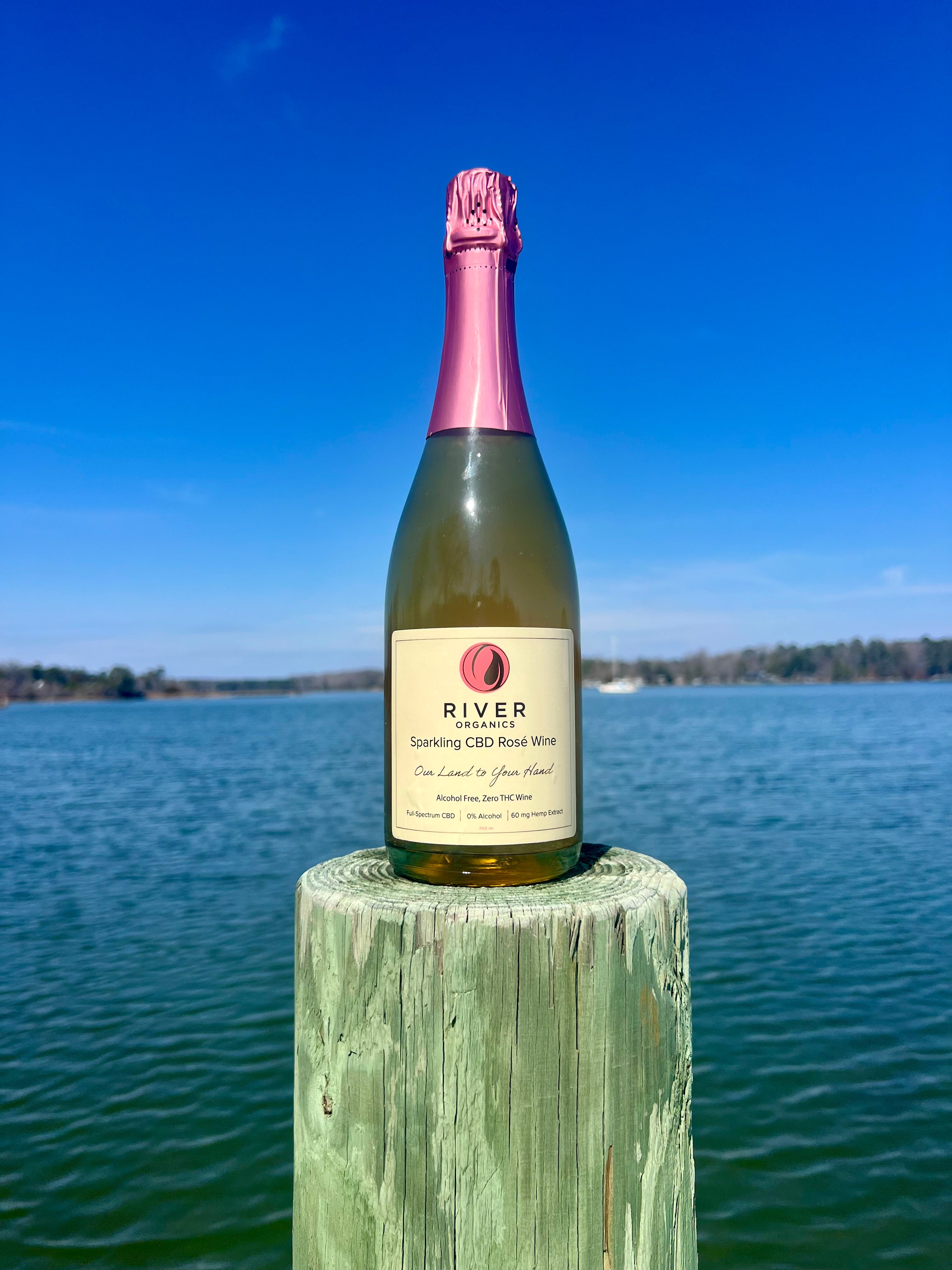 Sparkling CBD Rosé – River Organics
