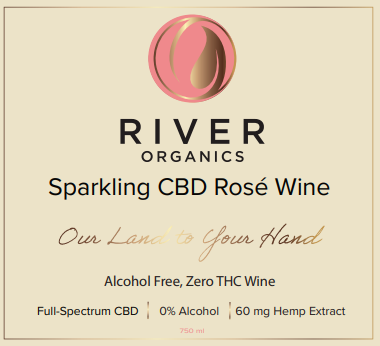 Sparkling CBD Rosé Wine (alcohol free)