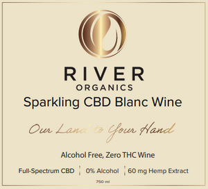 Sparkling CBD Blanc Wine (alcohol free)