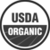 USDA Organic black Logo 6