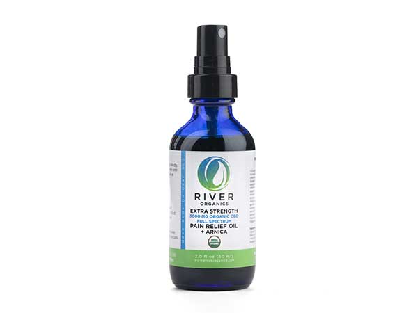 2 oz Extra Strength Pain Relief CBD Oil + Arnica 3000 mg | River Organics