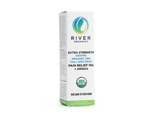 2 oz Extra Strength Pain Relief CBD Oil + Arnica 3000 mg | River Organics