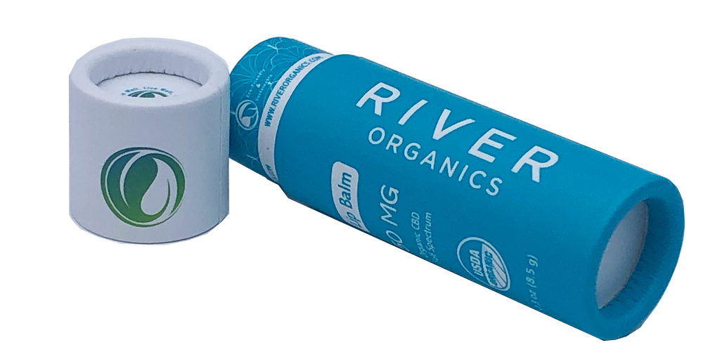 50 mg Full Spectrum USDA Organic CBD Lip Balm | River Organics